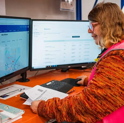 Hone supported employee printing and packing orders