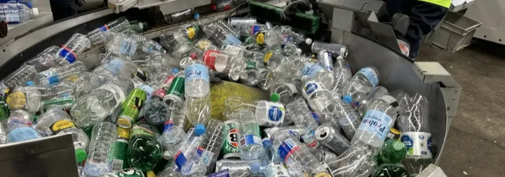 Containers recycled from our depots